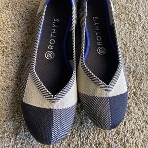 Plaid Rothy’s flats